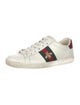 Gucci Web Accent Leather Sneakers