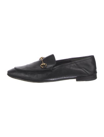 Gucci Horsebit Accent Leather Loafers