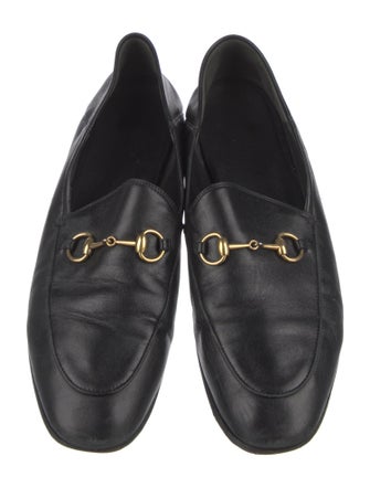 Gucci Horsebit Accent Leather Loafers