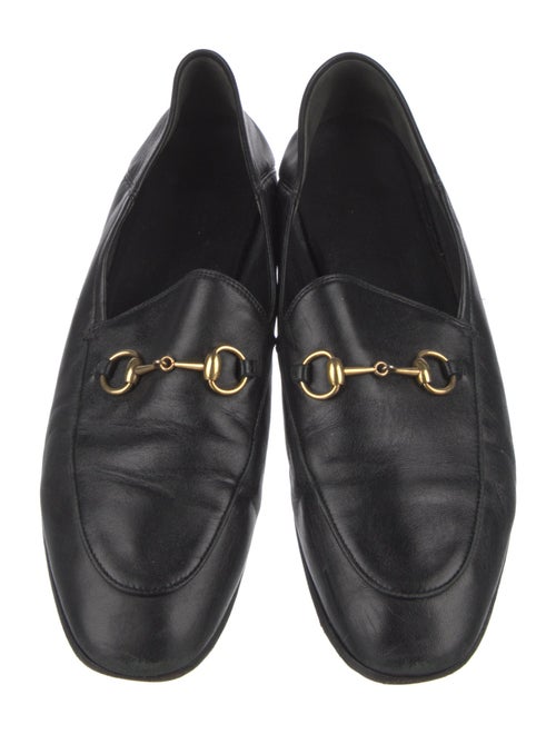 Gucci Horsebit Accent Leather Loafers