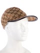 Gucci Canvas Pattern Print Crystal Embellished Baseball Cap