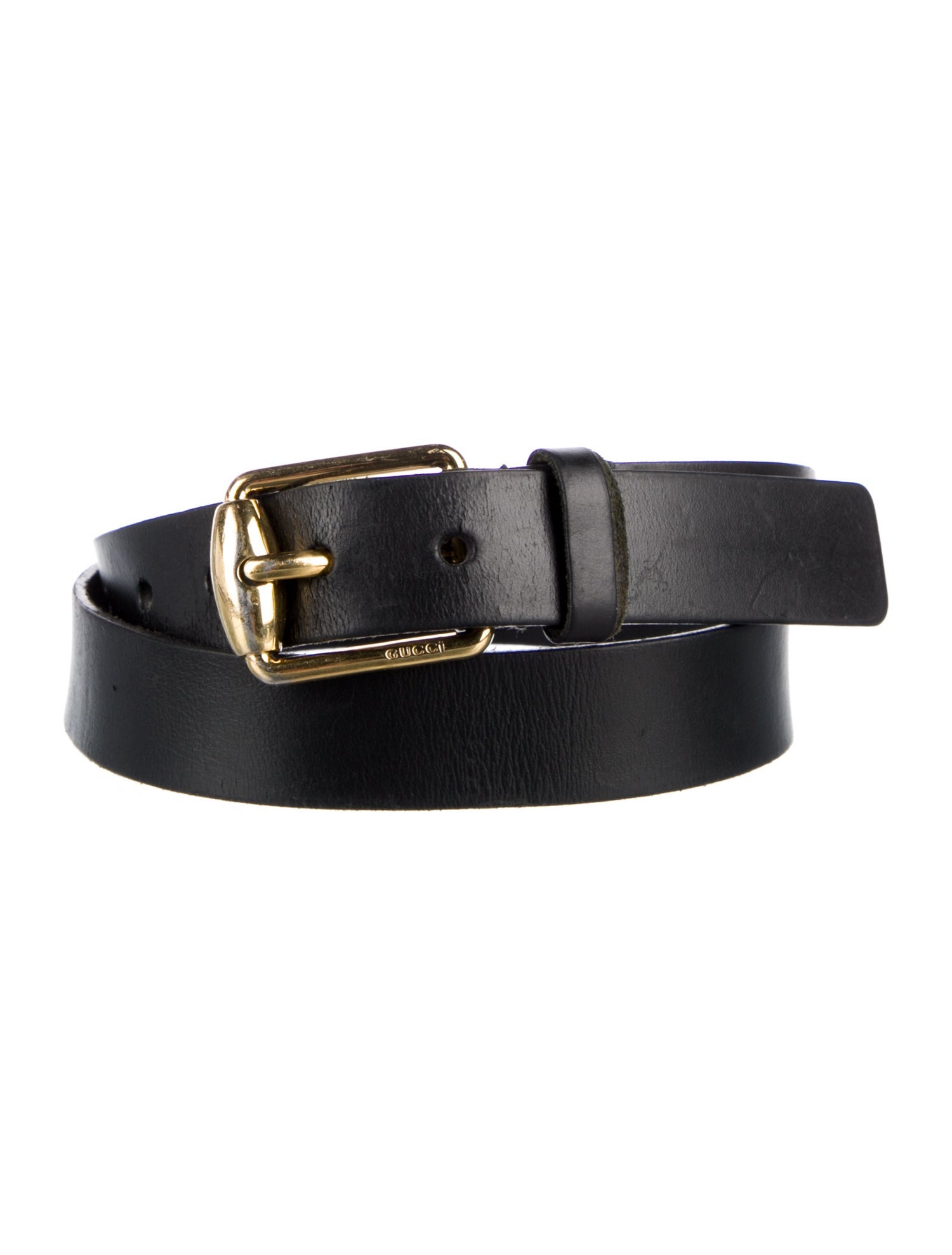 Gucci Skinny Leather Waist Belt