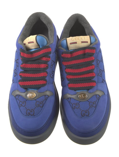 Gucci Web Accent Nubuck Sneakers