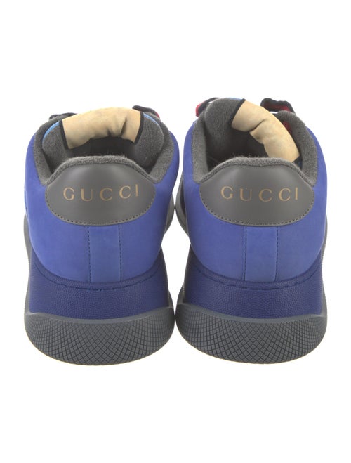 Gucci Web Accent Nubuck Sneakers