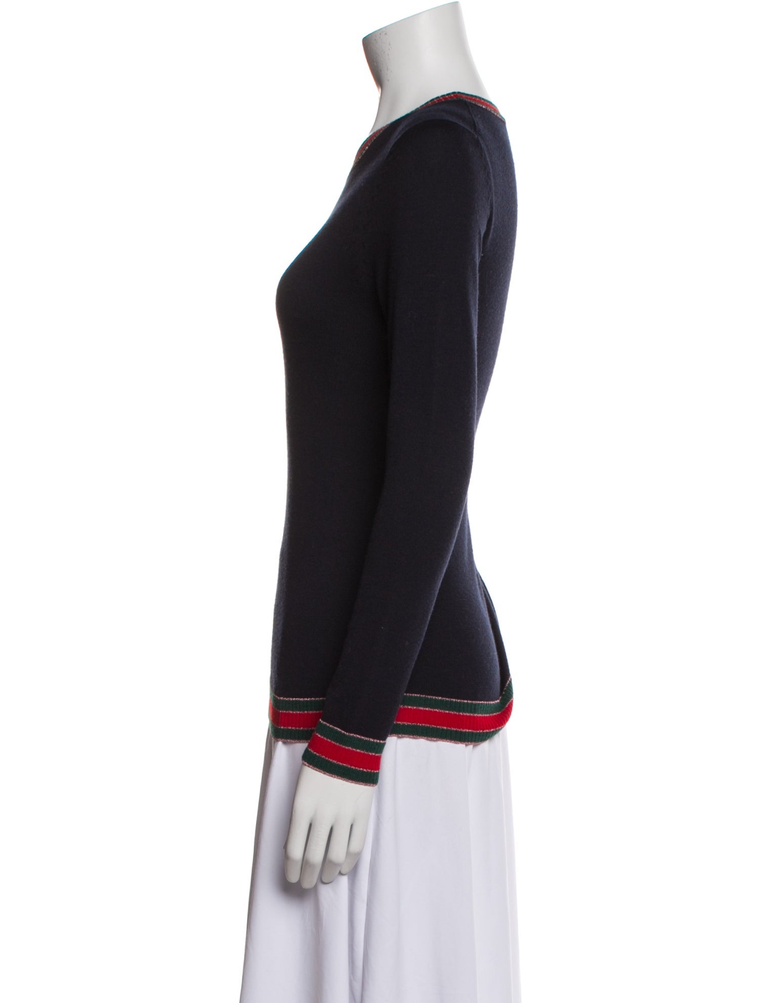 Gucci Wool Scoop Neck Sweater