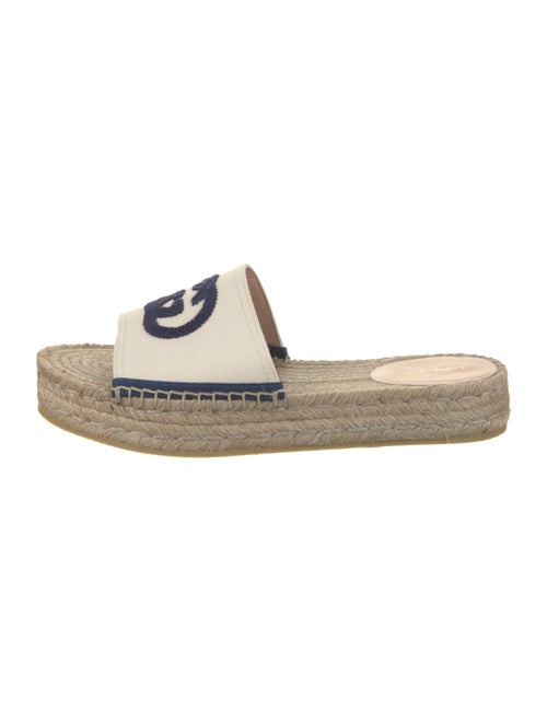 Gucci Interlocking G Logo Canvas Espadrilles