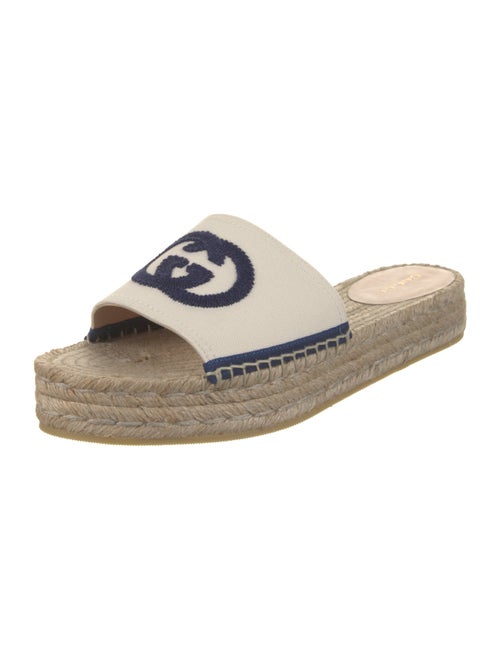 Gucci Interlocking G Logo Canvas Espadrilles