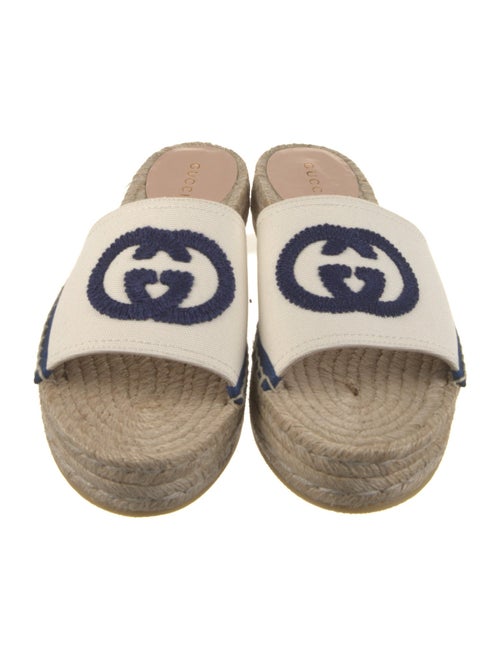 Gucci Interlocking G Logo Canvas Espadrilles