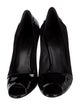 Gucci Interlocking G Logo Patent Leather Pumps