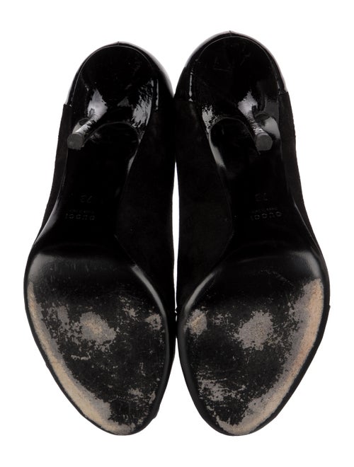 Gucci Interlocking G Logo Patent Leather Pumps