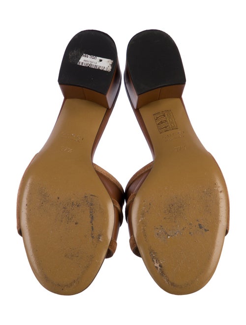 Gucci Horsebit Accent Leather Slides