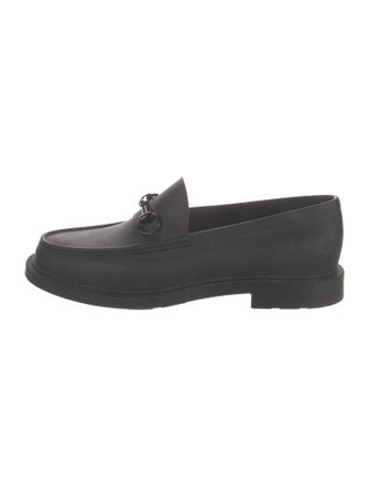 Gucci Horsebit Accent Rubber Loafers