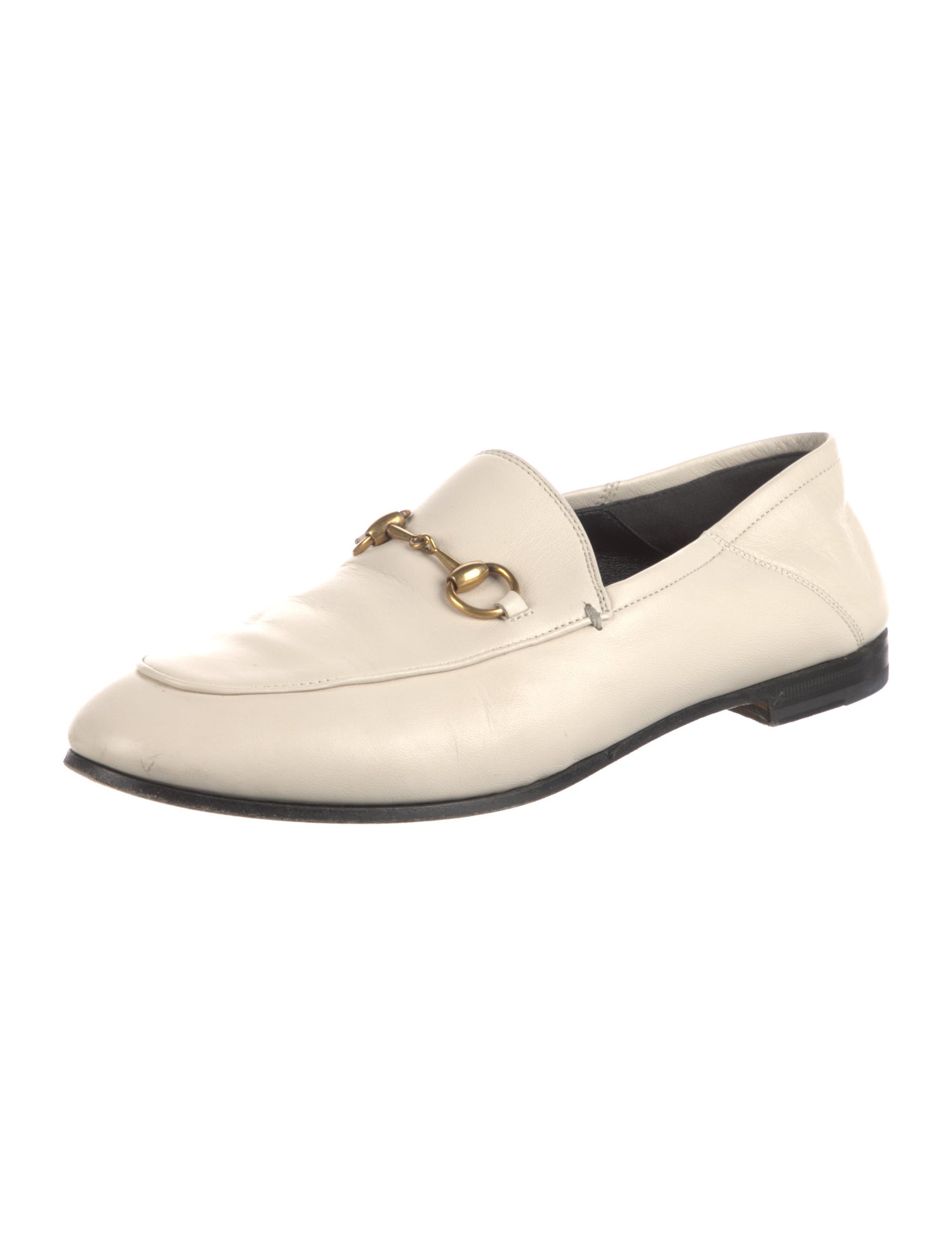 Gucci Horsebit Accent Leather Loafers