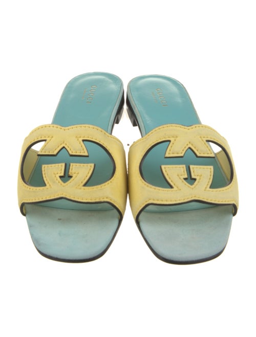 Gucci Interlocking G Logo Suede Slides
