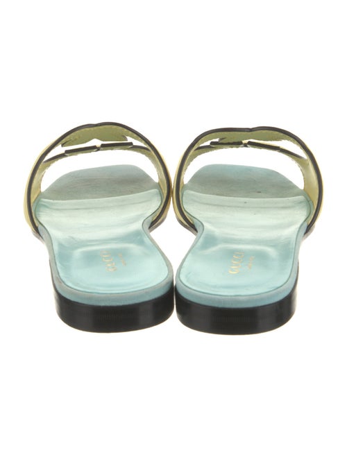 Gucci Interlocking G Logo Suede Slides