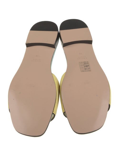 Gucci Interlocking G Logo Suede Slides