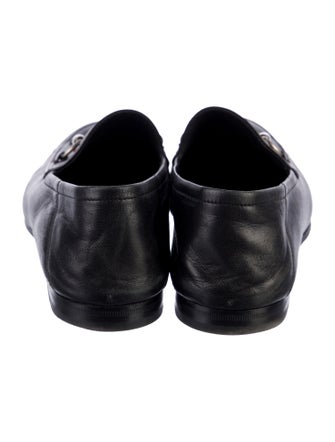 Gucci Horsebit Accent Leather Loafers