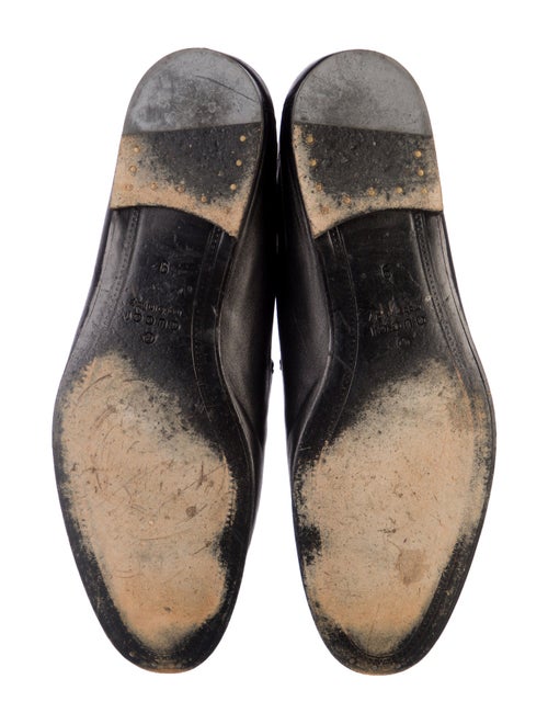 Gucci Horsebit Accent Leather Loafers