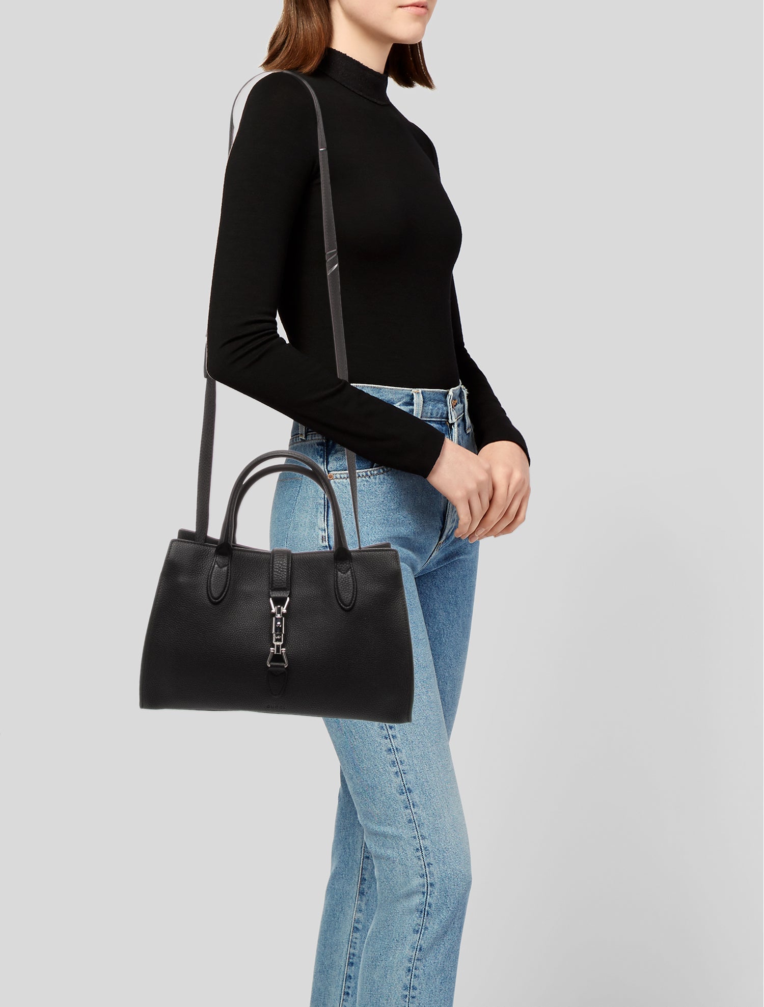 Gucci Piston Lock Soft Jackie Medium