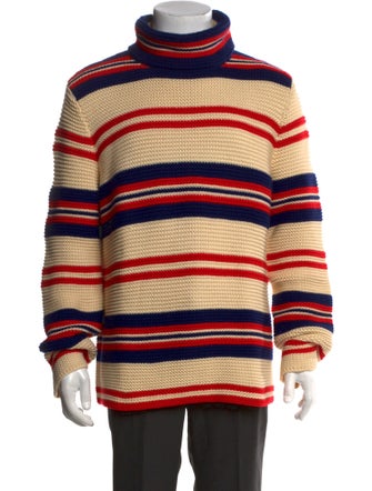 Gucci Striped Turtleneck Pullover
