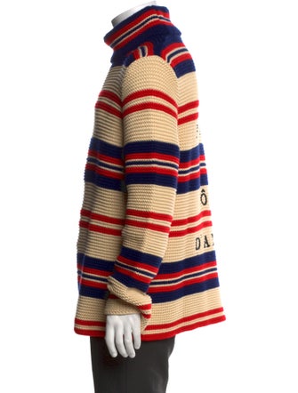 Gucci Striped Turtleneck Pullover