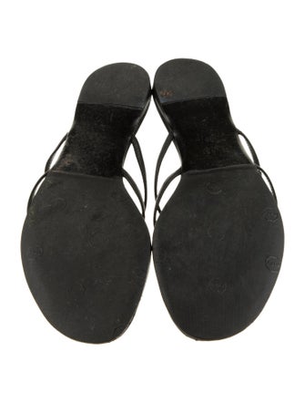 Gucci Interlocking G Logo Leather Slides