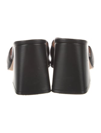 Gucci Horsebit Accent Leather Slides