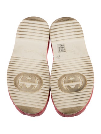 Gucci GG Signature Terry Cloth Espadrilles
