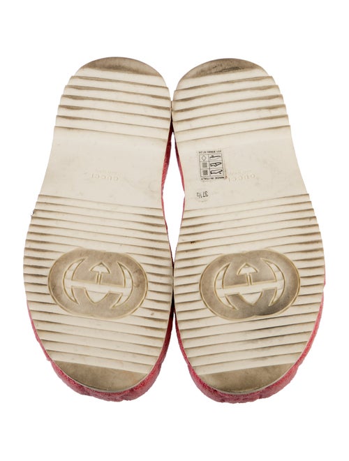 Gucci GG Signature Terry Cloth Espadrilles