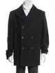 Gucci Tiger Head Accent Wool Peacoat