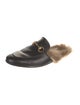 Gucci Horsebit Accent Leather Mules