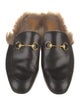 Gucci Horsebit Accent Leather Mules