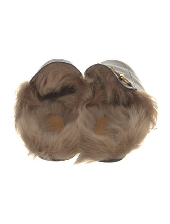 Gucci Horsebit Accent Leather Mules