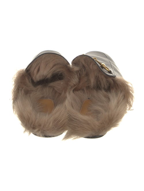 Gucci Horsebit Accent Leather Mules