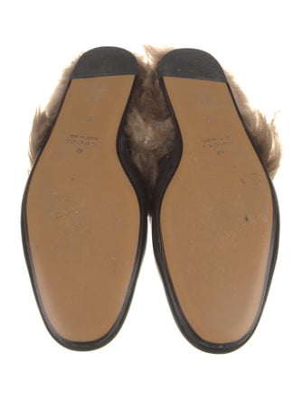 Gucci Horsebit Accent Leather Mules