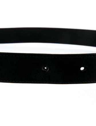 Gucci Double G Logo Skinny Belt