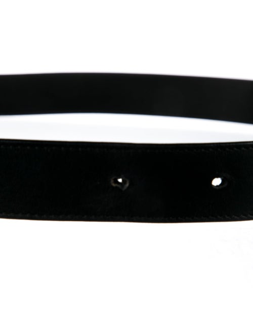 Gucci Double G Logo Skinny Belt
