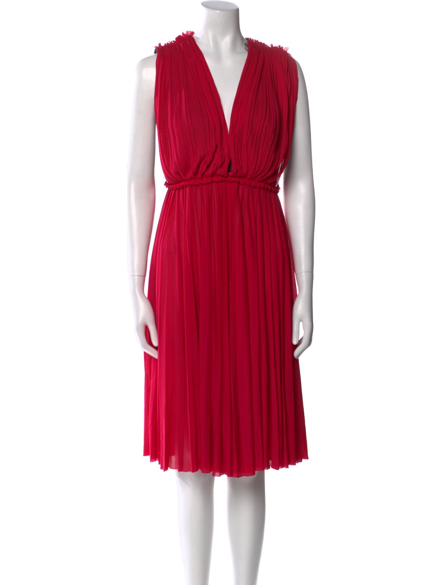 Gucci V-Neck Midi Length Dress