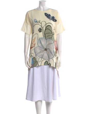 Gucci Silk Printed T-Shirt