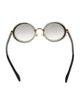 Jimmy Choo Round Gradient Sunglasses