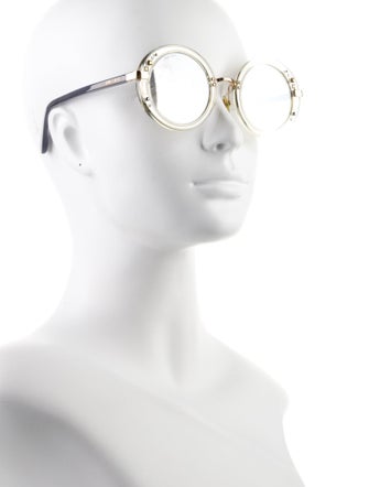 Jimmy Choo Round Gradient Sunglasses