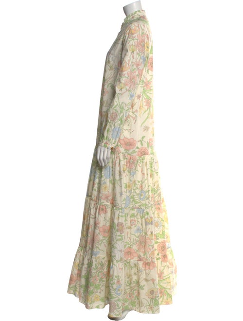 Gucci Floral Print Long Dress