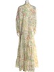 Gucci Floral Print Long Dress