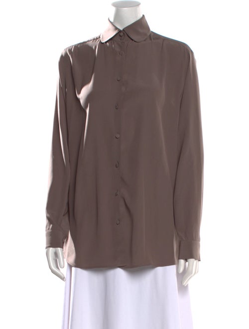 Gucci 2019 Silk Button-Up Top