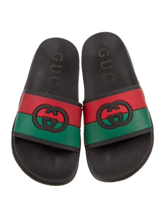 Gucci Boys' Interlocking G Slides