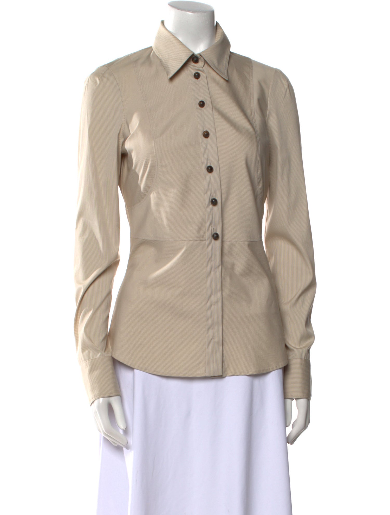 Gucci 2006 Long Sleeve Button-Up Top