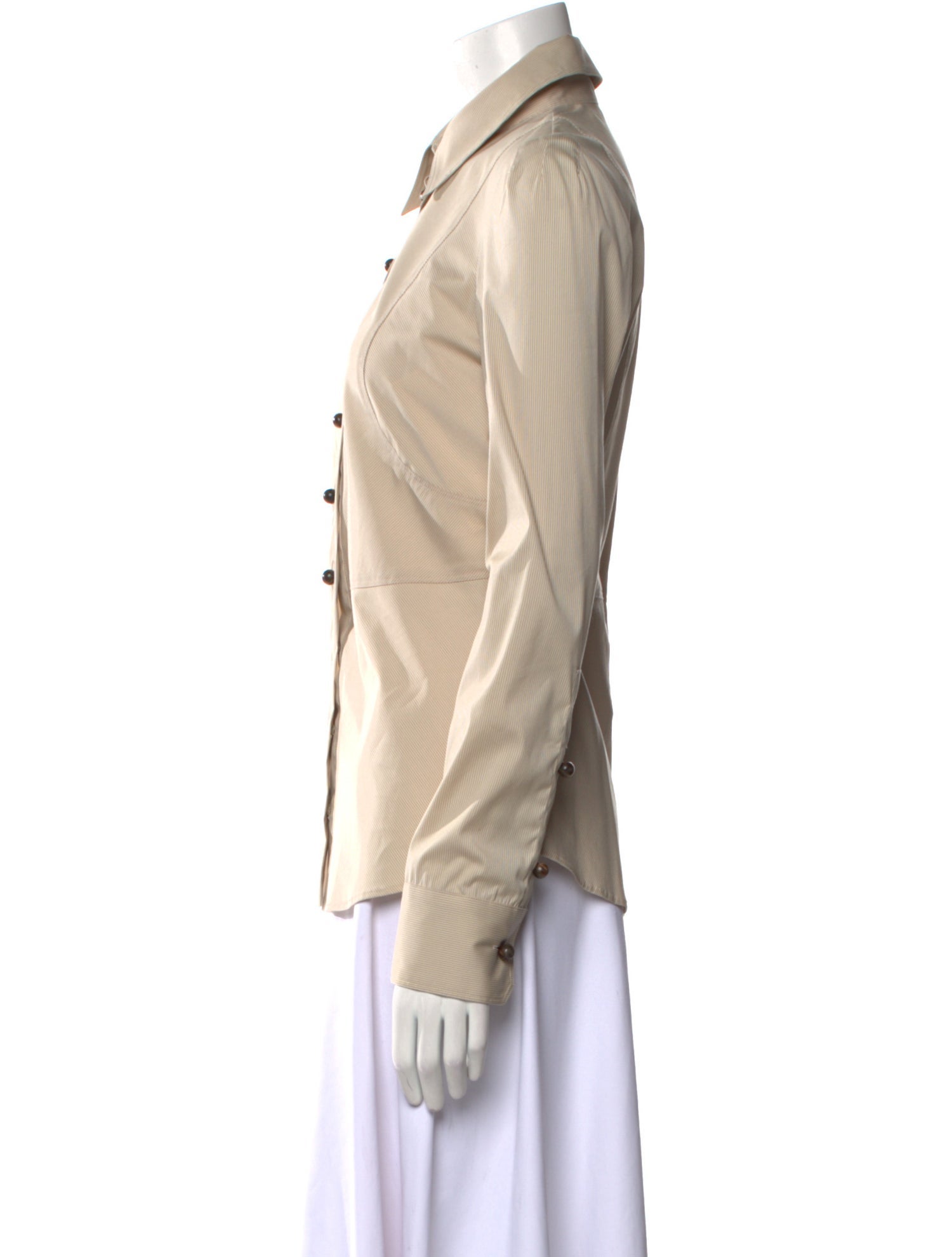 Gucci 2006 Long Sleeve Button-Up Top