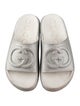 Gucci Interlocking G Logo Rubber Slides