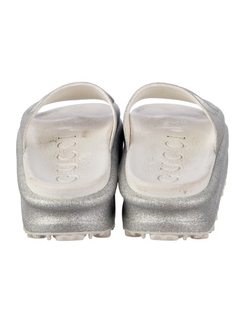 Gucci Interlocking G Logo Rubber Slides