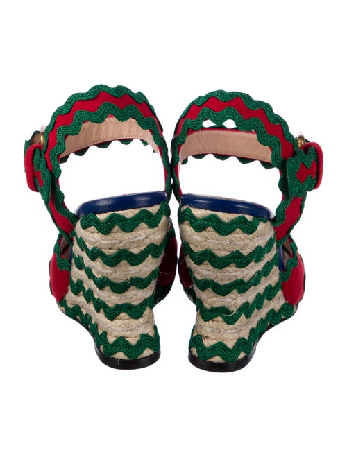 Gucci Double G Logo Suede Slingback Pumps